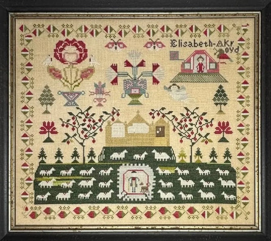 Needlemade Designs - Elizabeth Ackroyd, One Girl Three Samplers Many Sheep