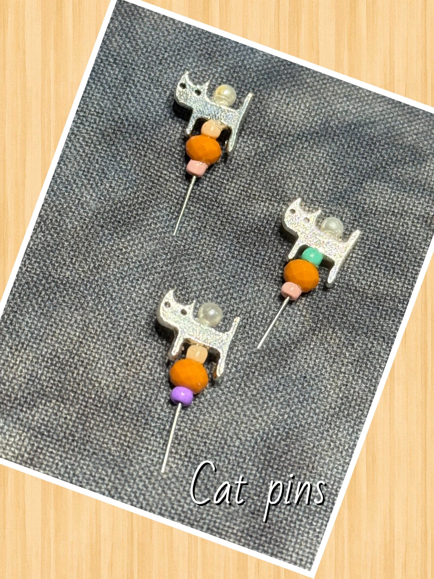 Romy's Creations - 3 Cat Pins