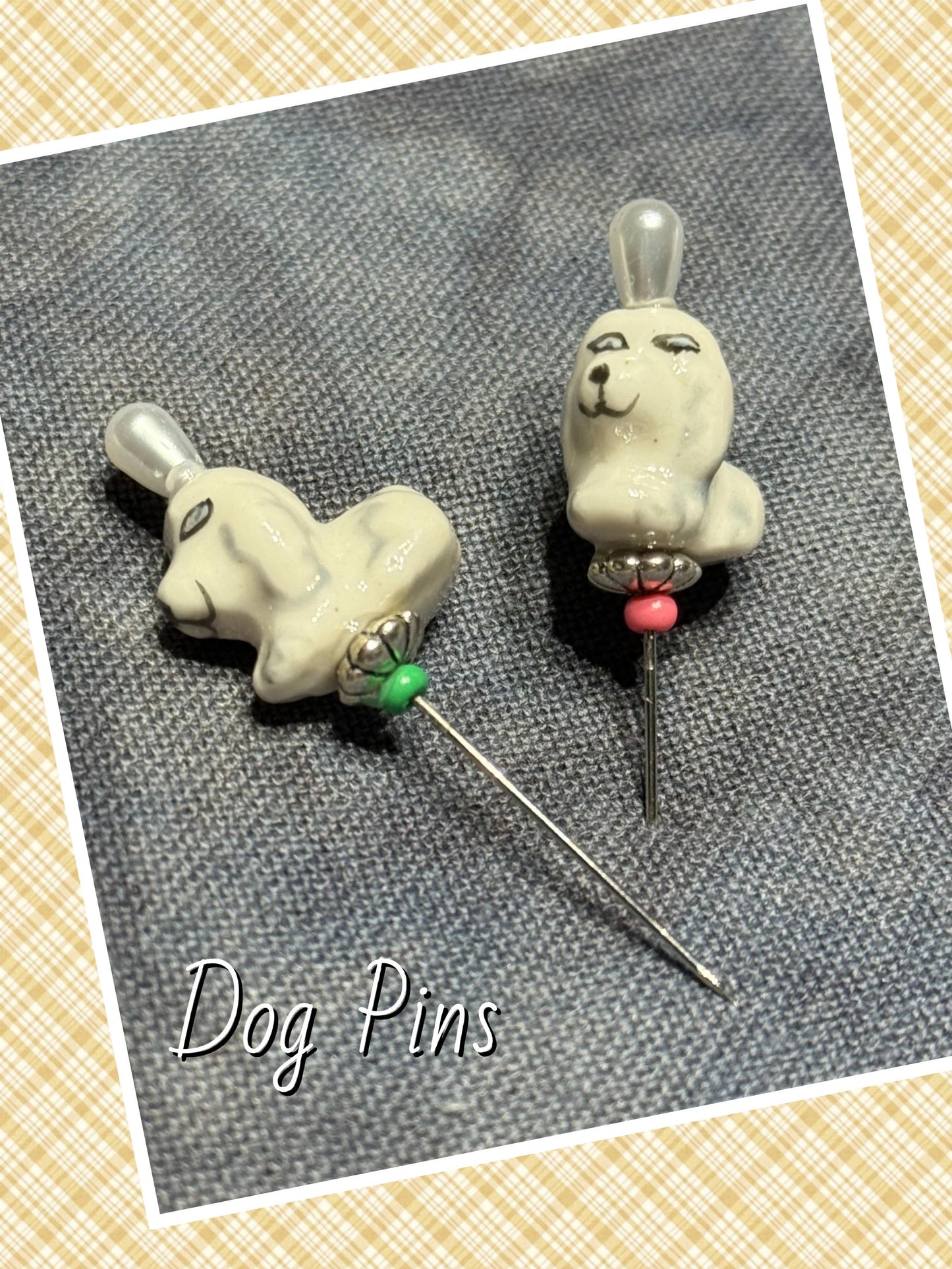 Romy's Creations - 2 Dog Pins