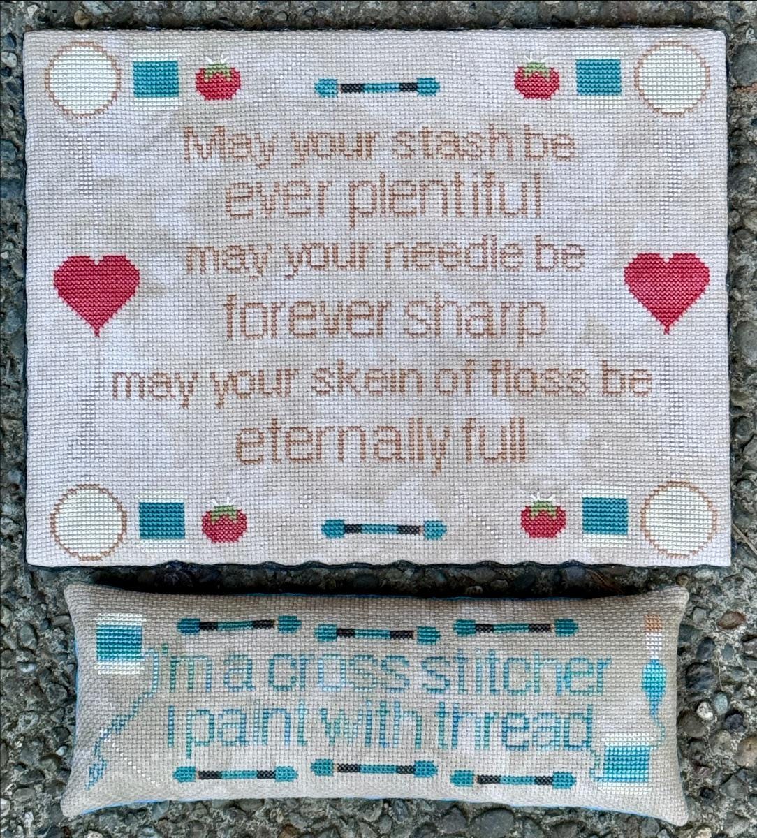 SamBrie Stitches - A Stitcher's Blessing (2 Charts)