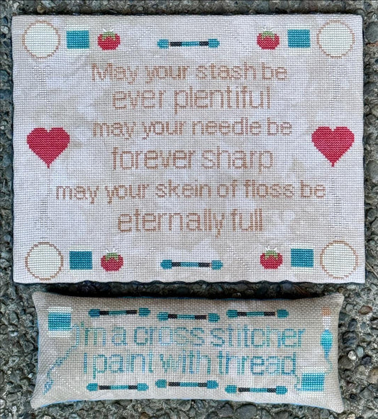 SamBrie Stitches - A Stitcher's Blessing (2 Charts)