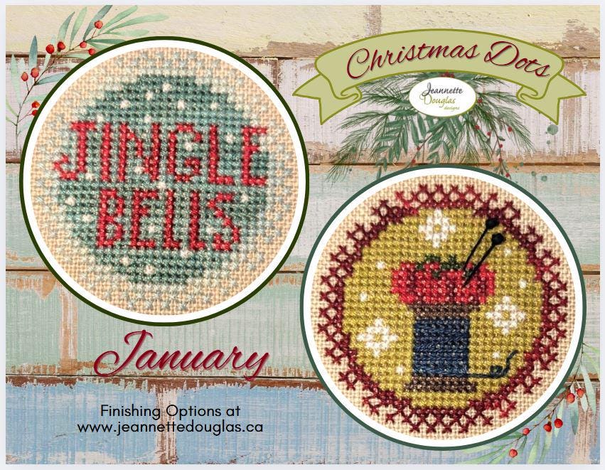 Jeannette Douglas - Christmas Dot Series - January